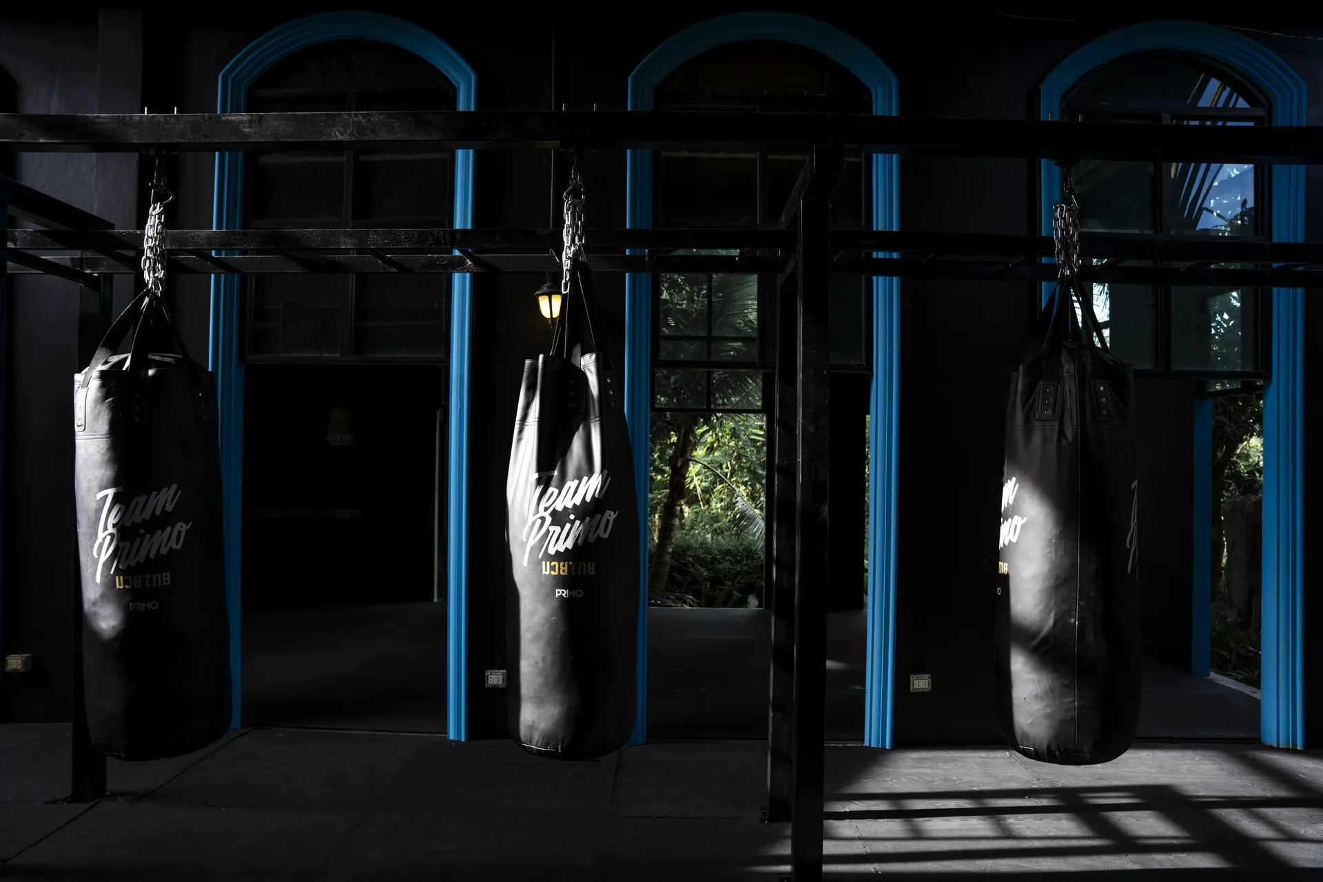 Bag work at R1 Muay Thai Phuket