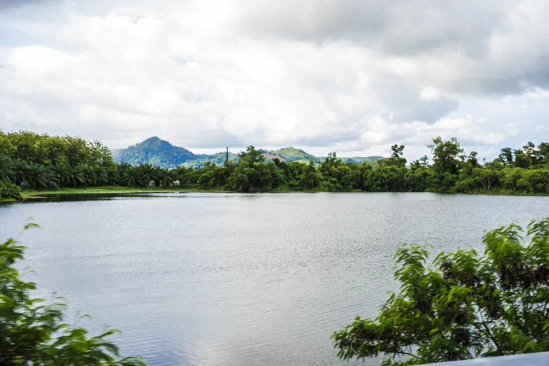 Lake near R1 Muay Thai Phuket