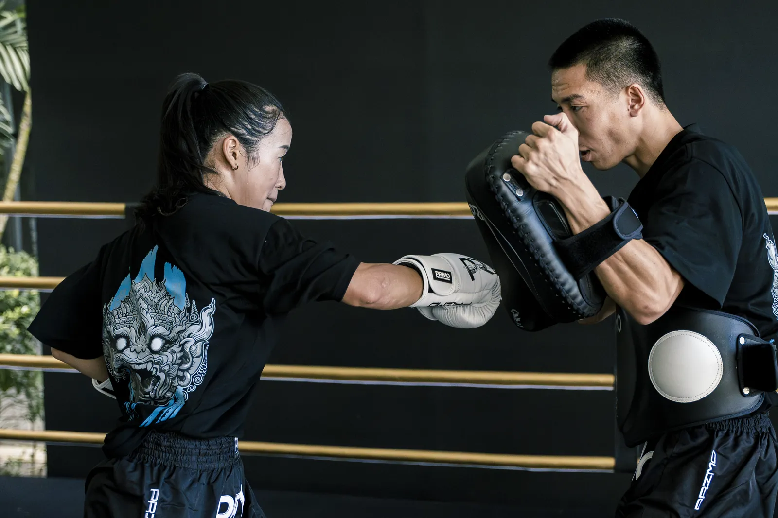 Training at R1 Muay Thai Phuket