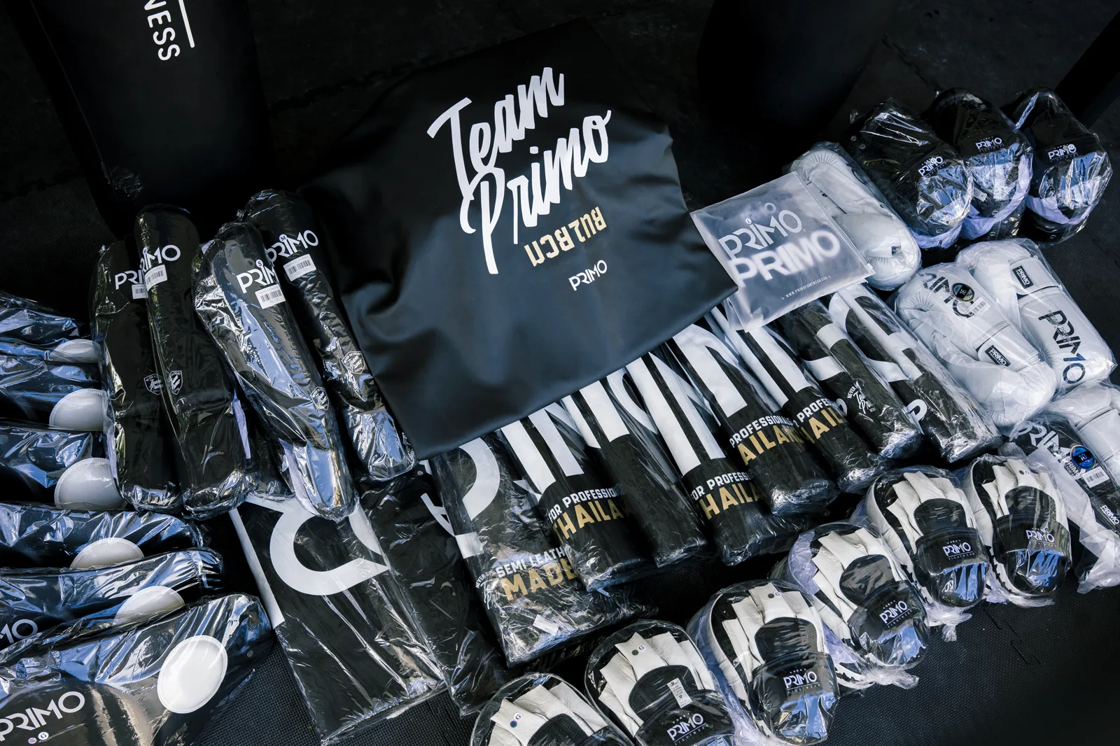 Team Primo gear at R1 Muay Thai Phuket